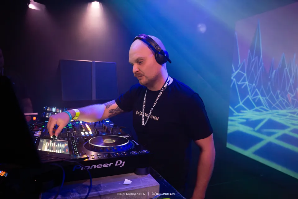DJ mixing at Duskfall