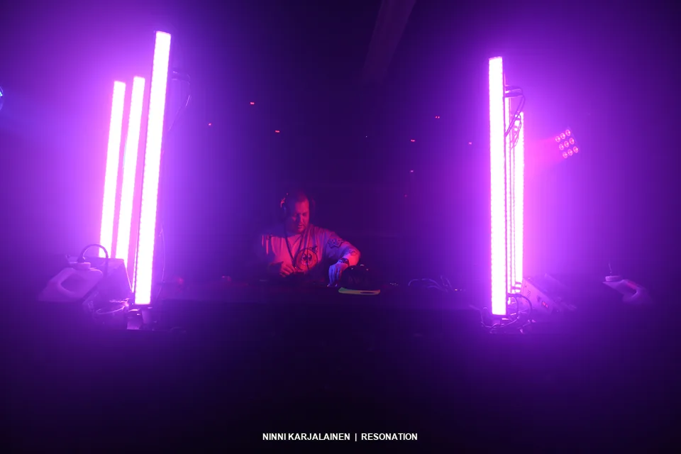 DJ performing at New Talent Night