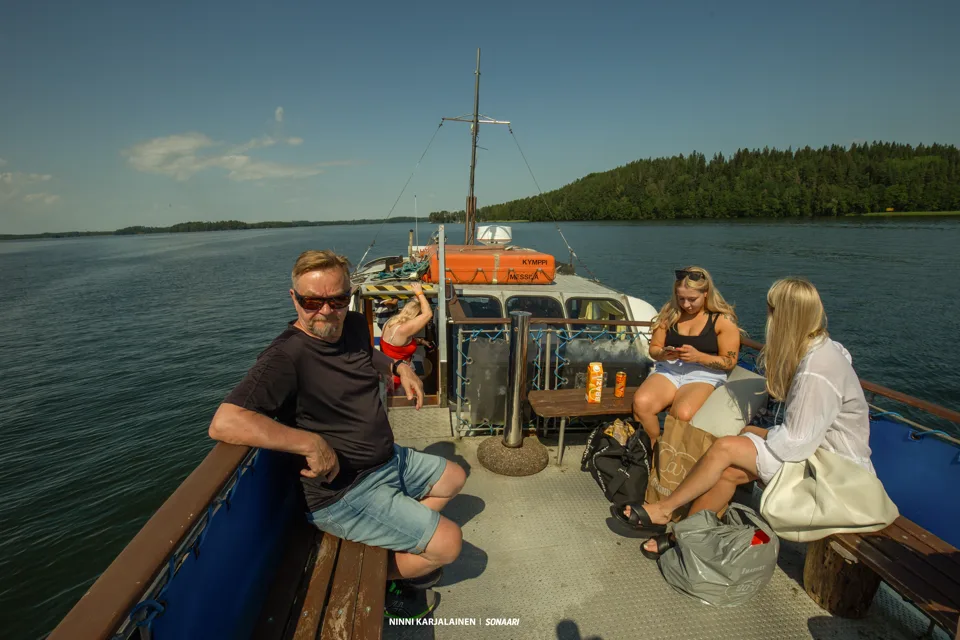 Boat journey atmosphere at Sonaari 2025