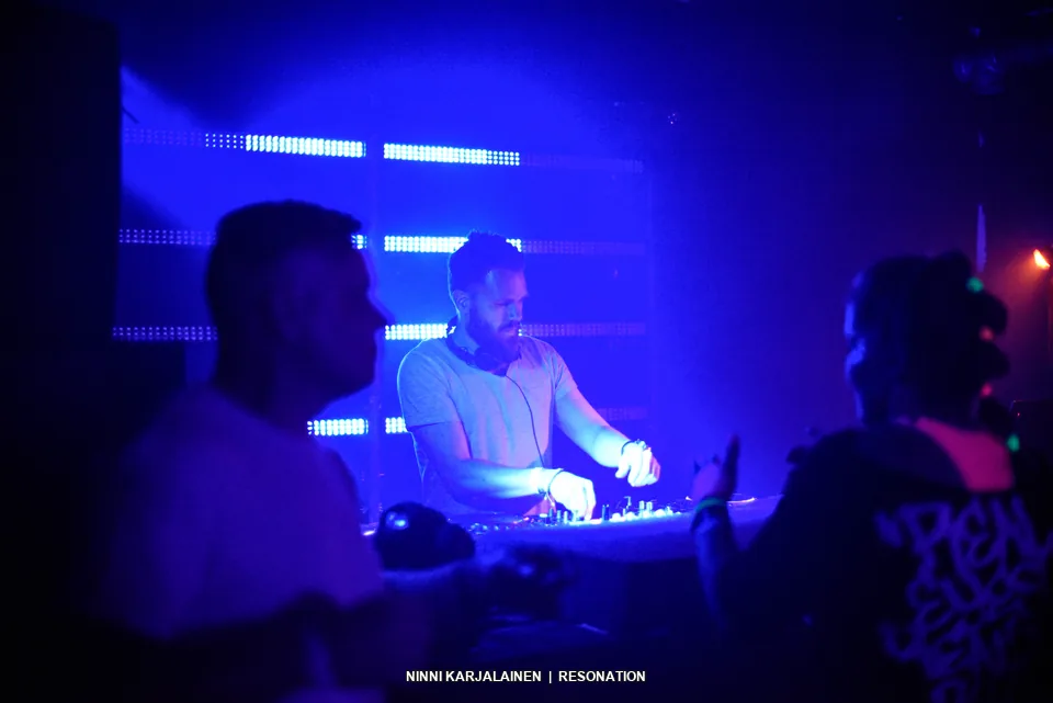DJ performing at the first Resonation night